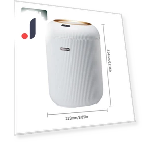 Automatic Touch Kitchen Trash Bin with Lid — Kitchen Cans, HOME-Auto-001