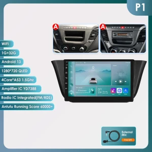AI Intelligent Wireless CarPlay Android Auto Radio, Hizpo