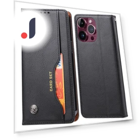 Leather Stand Wallet Cover Magnetic Closing Anti-drop Phone Case — Flip Cases, Smartwatch 2025