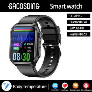Smart Watch with NFC, ECG, and PPG — Smart Watch, SACOSDING