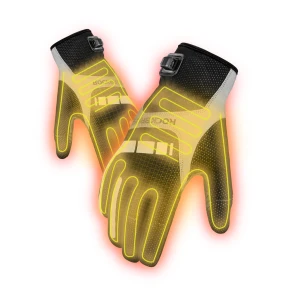 Heated Gloves with Touchscreen and SBR Padding, ROCKBROS