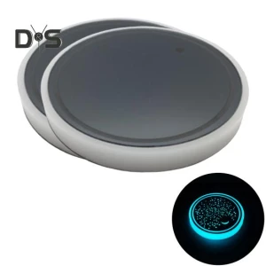 Rechargeable LED Car Cup Holder Lights, Superway