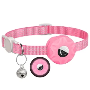 Reflective Adjustable Anti-lost Collar for Apple Airtags, Taounnga