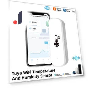Smart Temperature Humidity Sensor — Home Climate Control, Meiteai-All
