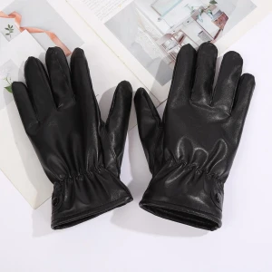 Touchscreen Leather Gloves for Cold Protection, Freedom Outdoors