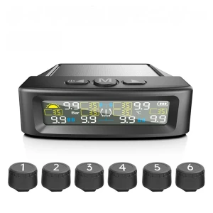 Truck Tire Pressure Monitoring System with Solar Charging, Samurai Japan