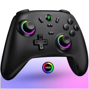 Wireless Controller with RGB Lighting and App, DOKI DOKI MARKET