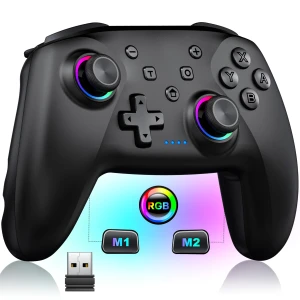 Wireless Controller with RGB Lighting and Hall Effect Joysticks, DOKI DOKI MARKET