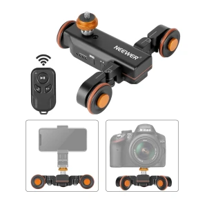 Wireless Video Camera Dolly with Remote Motorized Track Rail Slider, NEEWER