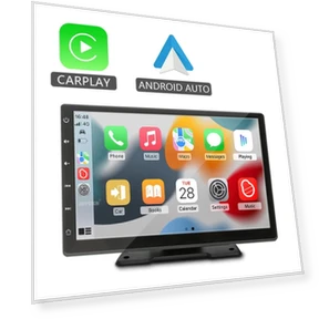 9-inch CarPlay Android Auto Car Radio — Stereo Receivers, ZoomSpark