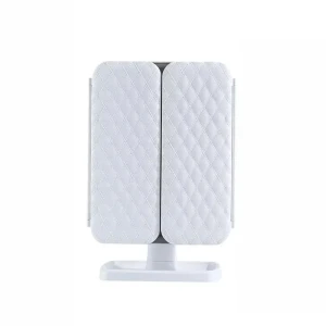 Cosmetic Mirror with 3X/2X/1X Magnifications and 180° Adjustable Rotation, Binchi