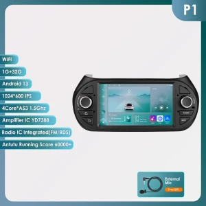 Intelligent Carplay 4G RDS 7 7862 AI 2din Android 13 Car Stereo, OSSURET