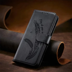 Leather Phone Case with Card Holder, huhong718