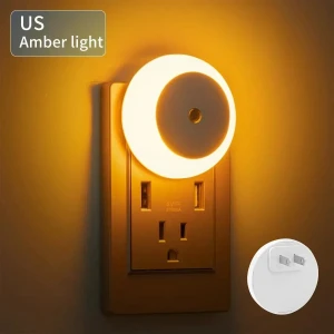 LED Night Light Smart Night Sensor Round Plug in Wall Night Lamp — Smart Plug, JOHO - CarGear