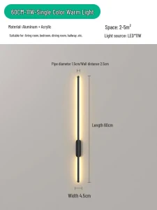 Smart Wall Light with Hand Sweep Switch, TrendVibeCN