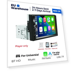Universal 1Din Car Stereo Receiver — Stereo Receivers, ZoomSpark
