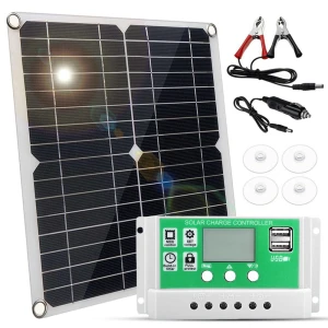 20W 12V Monocrystalline Solar Panel Kit with PWM Charge Controller, 3d printing machine