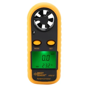 Digital LCD Anemometer Handheld Wind Speed Meter, ZEALOT