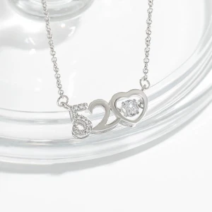 Love Pendant, Valentine's Day Gift for Girlfriend, Wipon