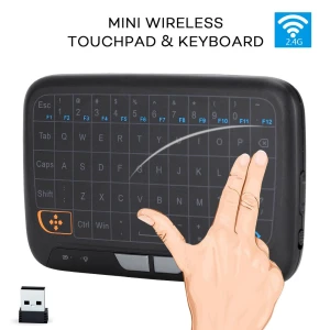Mini Wireless Keyboard with Touch Panel — Bluetooth Keyboard, Zeblaze