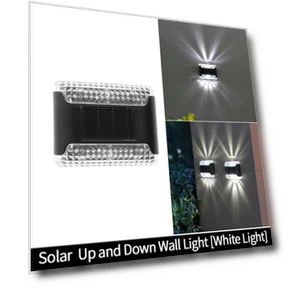 Solar LED Wall Light — Outdoor Post Lighting, Keep Health Care