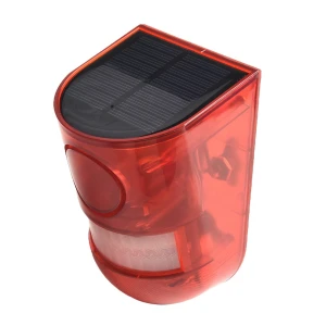 Solar Security Light Alarm with LED Motion Sensor, Industy Accessories