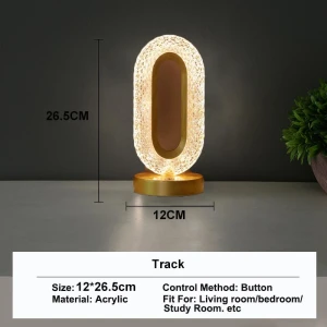 3D Crystal Touch Control Night Light, weve