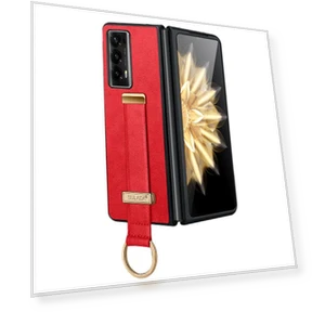 Fashion Series PU Leather+PC Phone Case with Adjustable Wristband and Kickstand — Smartwatch Protectors, Smartwatch 2025