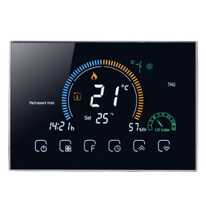 Programmable Smart WiFi Thermostat with LED Touch Screen, Fishine