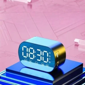 Singing Bluetooth Alarm Clock with Audio and Glow Light, Fashionable bags