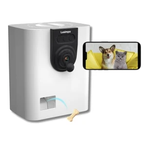 Pet Camera with Treat Dispenser — Automatic Pet Feeder, LUSIMPO