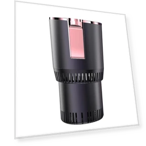 2-in-1 Touch Screen Car Mug with Cooling and Heating — Beverage Warmers