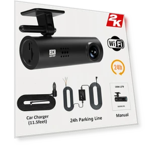 2K HD WIFI DVR Car Dash Cam — Rearview Cameras for Cars, LIAESMART
