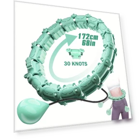 Adjustable Smart Fitness Hoop — Fitness & Activity Monitors, Two light chasing boys