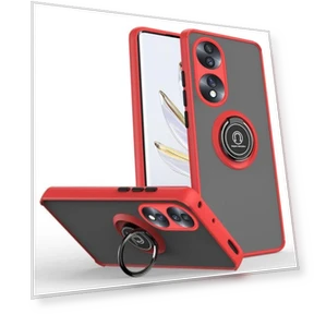 Armor Matte Case with Ring Magnetic Holder Stand — Phone Accessories, case-A1