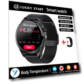 Bluetooth Smart Watch with Health Monitoring — Smartwatches, Lucky Start