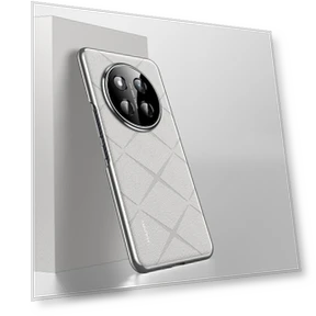 Luxury Mesh Pattern PU Leather Case — Phone Accessories, KEYSION