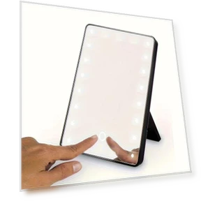 Makeup Mirror with 16 LEDs — Compact & Travel, Makeup Kits