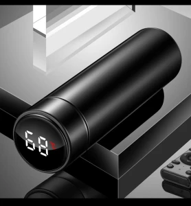 Smart Insulated Cup with Temperature Touch Display — Smart Water Bottle, Modern Home Furnishing