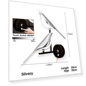 Touch Switch Wall Sconce — Wall Lamps & Sconces, Chic Home