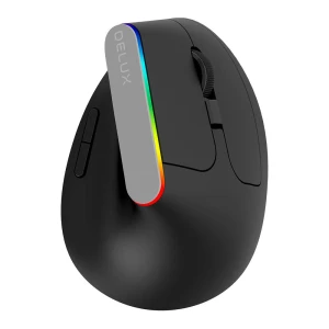 Wireless Silent Ergonomic Vertical Gaming Mouse, Delux