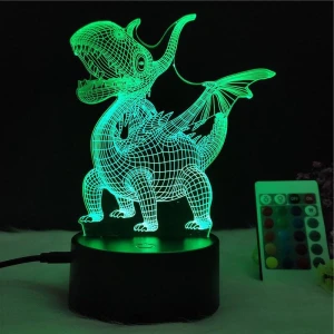 3D LED Night Light with Color Changing and Touch Switch, PawHaven