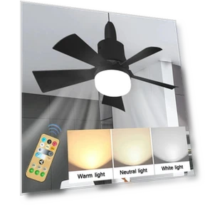 Ceiling Fan with LED Lighting and Remote Control — Ceiling Fans, Binchi Lighting Appliances