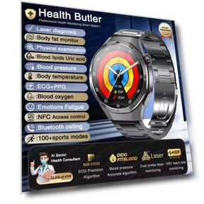 Health Monitoring Smart Watch — Smartwatches, QLY Online