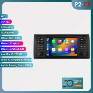 Intelligent 8GB 128GB Voice Control AI 2 DIN Android Car Radio, OSSURET