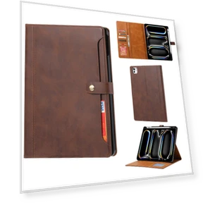 Leather Wallet Tablet Cover with Card Slot — Keyboard Cases, Smartwatch 2025