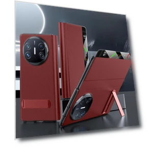 Mobile Phone Case with Bracket and Smart Window — Mobile Devices & Accessories, BC Electrical Appliances