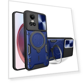 Phone Case with Kickstand and Slide Lens Window — Phone Accessories, Smartwatch 2025