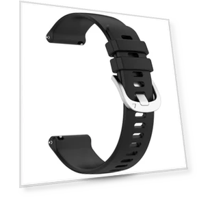 Silver Strap with Silicone Buckle — Bands, Agood