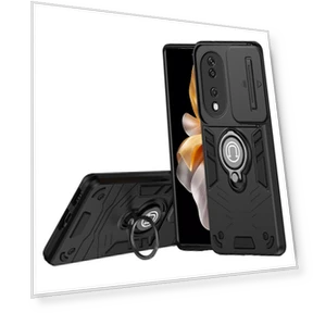 Smart Case Lens Shield Kickstand Phone Cover — Smartwatch Protectors, Samrtwatch Bands Straps